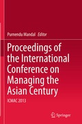 Cover: Proceedings of the International Conference on Managing the Asian Century - Springer