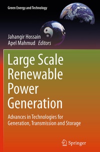 Enlarge image Cover: Large Scale Renewable Power Generation - Springer
