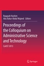 Cover: Proceedings of the Colloquium on Administrative Science and Technology - Springer