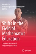 Cover: Shifts in the Field of Mathematics Education - Springer