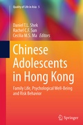 Cover: Chinese Adolescents in Hong Kong - Springer