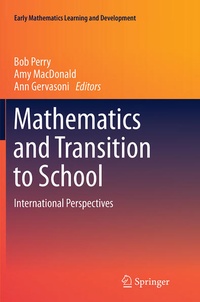 Enlarge image Cover: Mathematics and Transition to School - Springer