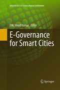 Cover: E-Governance for Smart Cities - Springer