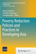 Cover: Poverty Reduction Policies and Practices in Developing Asia - Springer