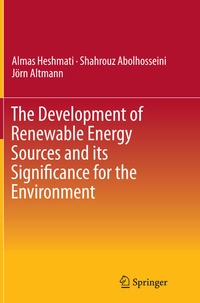 Enlarge image Cover: The Development of Renewable Energy Sources and its Significance for the Environment - Springer