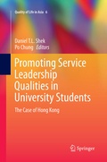Cover: Promoting Service Leadership Qualities in University Students - Springer