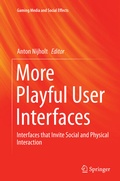 Cover: More Playful User Interfaces - Springer