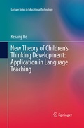 Cover: New Theory of Children's Thinking Development: Application in Language Teaching - Springer