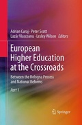 Cover: European Higher Education at the Crossroads - Springer