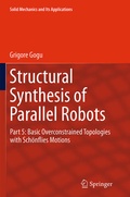 Cover: Structural Synthesis of Parallel Robots - Springer