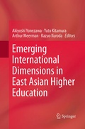 Cover: Emerging International Dimensions in East Asian Higher Education - Springer