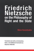Cover: Friedrich Nietzsche on the Philosophy of Right and the State - State University of New York Press