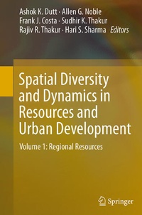 Enlarge image Cover: Spatial Diversity and Dynamics in Resources and Urban Development - Springer