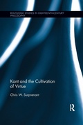 Cover: Kant and the Cultivation of Virtue - Routledge