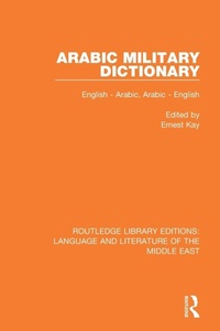 Enlarge image Cover: Arabic Military Dictionary - Routledge