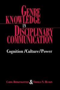 Abbildung von: Genre Knowledge in Disciplinary Communication - Routledge