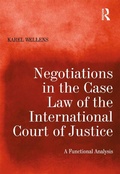 Cover: Negotiations in the Case Law of the International Court of Justice - Routledge