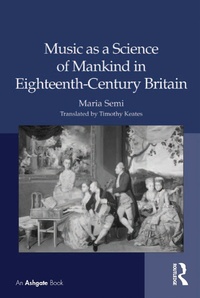 Abbildung von: Music as a Science of Mankind in Eighteenth-Century Britain - Routledge
