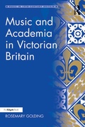 Cover: Music and Academia in Victorian Britain - Routledge