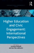 Cover: Higher Education and Civic Engagement: International Perspectives - Routledge