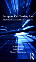 Cover: European Fair Trading Law - Routledge