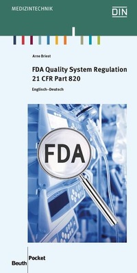 Enlarge image Cover: FDA Quality System Regulation - DIN Media
