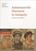 Cover: Antimonarchic Discourse in Antiquity - Franz Steiner Verlag