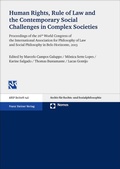 Cover: Human Rights, Rule of Law and the Contemporary Social Challenges in Complex Societies - Franz Steiner Verlag