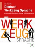 Cover: Arbeitsheft mit eingetragenen L&ouml;sungen Deutsch - Werkzeug Sprache - Verlag Handwerk und Technik
