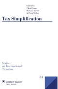 Cover: Tax Simplification - Kluwer Law International