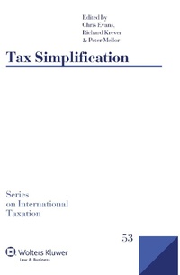 Enlarge image Cover: Tax Simplification - Kluwer Law International
