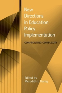 Enlarge image Cover: New Directions in Education Policy Implementation - State University of New York Press