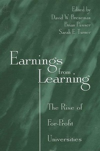 Enlarge image Cover: Earnings from Learning - State University of New York Press