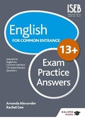Cover: English for Common Entrance at 13+ Exam Practice Answers (for the June 2022 exams) - Galore Park Publishing Ltd