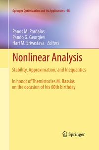 Enlarge image Cover: Nonlinear Analysis - Springer