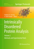Cover: Intrinsically Disordered Protein Analysis - Springer