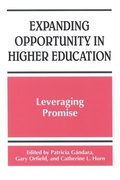 Cover: Expanding Opportunity in Higher Education - State University of New York Press