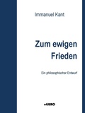 Cover: Zum ewigen Frieden - Books on Demand