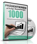 Cover: Pr&auml;sentieren mit fertigen Handzeichnungen - 1000 &uuml;berzeugende PowerPoint Pr&auml;sentationsobjekte - - FuturePaceMedia