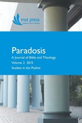 Cover: Paradosis Vol. 2 - MST (Melbourne School of Theology)