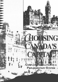 Cover: Choosing Canada's Capital - McGill-Queen's University Press