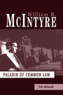 Cover: William R. McIntyre - McGill-Queen's University Press