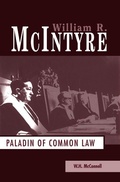 Cover: William R. McIntyre - McGill-Queen's University Press
