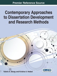 Enlarge image Cover: Contemporary Approaches to Dissertation Development and Research Methods - Information Science Reference
