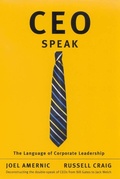 Cover: CEO-Speak - De Gruyter