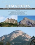 Cover: Notices of the International Congress of Chinese Mathematicians, Volume 3, Number 2 (2015) - International Press of Boston Inc