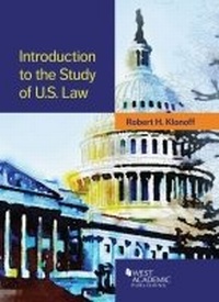 Enlarge image Cover: Introduction to the Study of U.S. Law - West Academic Press