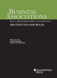 Enlarge image Cover: Business Associations - LEG Inc. (dba West Academic Publishing