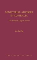 Cover: Ministerial Advisers in Australia - Federation Press