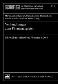 Bild vergrößern Bild: Jahrbuch für öffentliche Finanzen (2016) 1 - Berliner Wissenschafts-Verlag